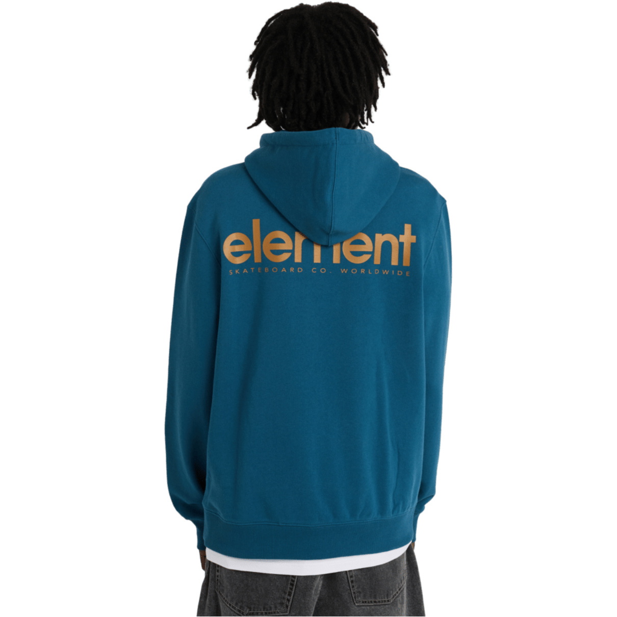 2026 Element Mens Lowcase Simple Logo Hoodie ELYSF00267 - Mallard Blue